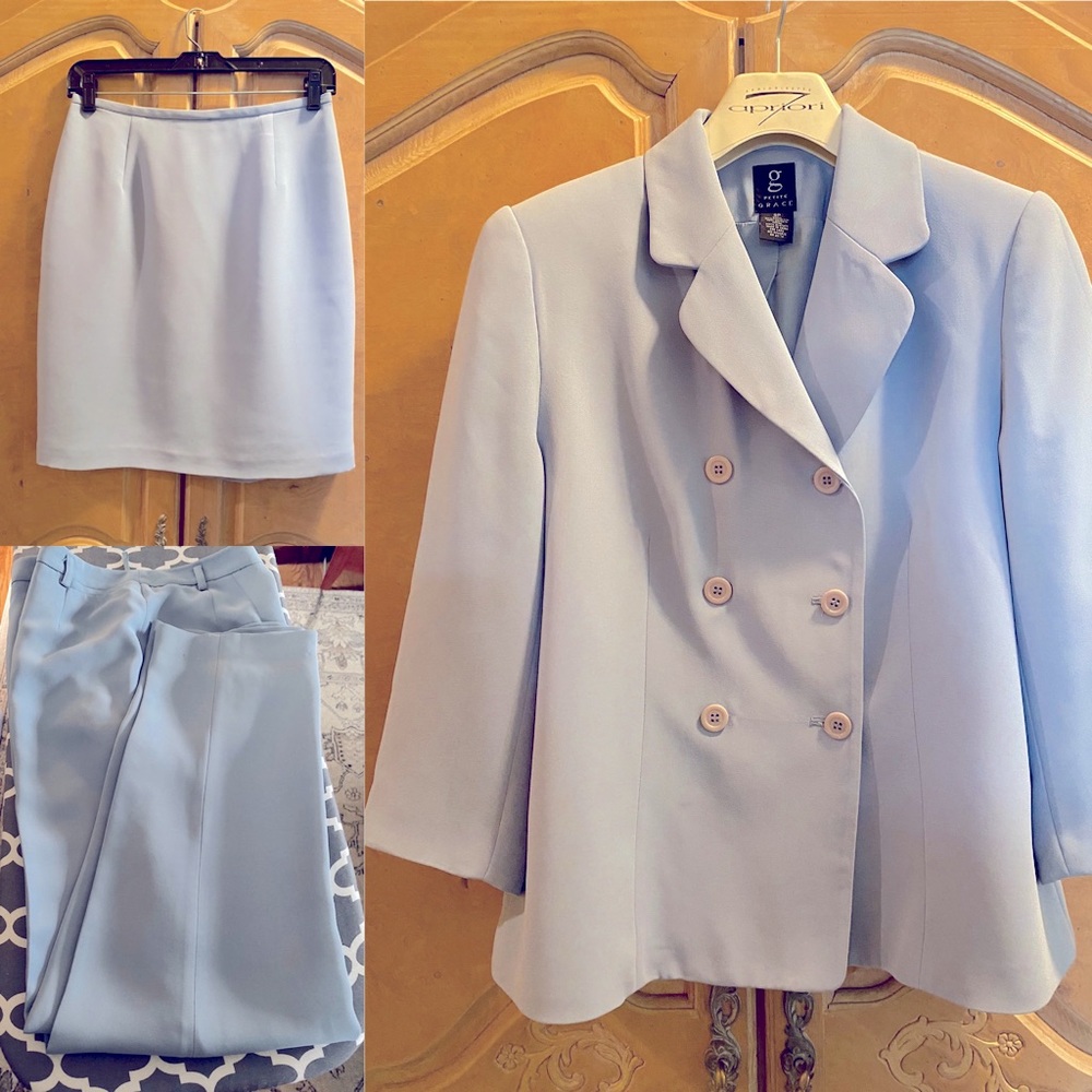 Petite Grace 3 piece set, jacket, skirt and pants